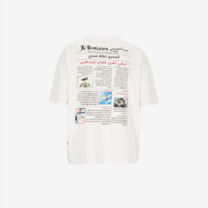 T-shirt oversized manches courtes - 3.0 جريدة